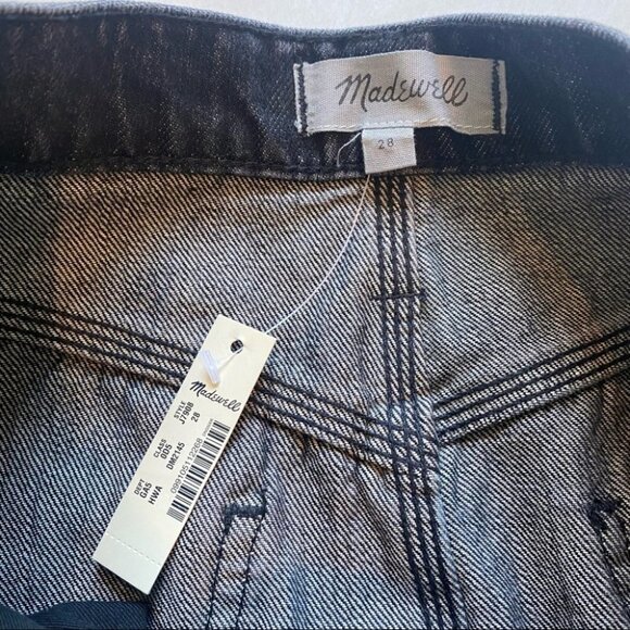 MADEWELL Rigid Denim Straight‎ Mini Skirt | J7908 - Picture 6 of 11